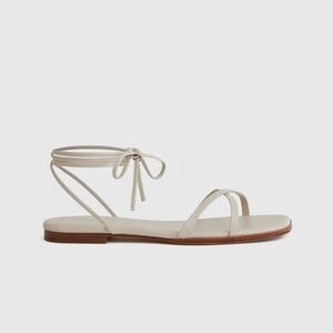 Quince leather wrap sandals